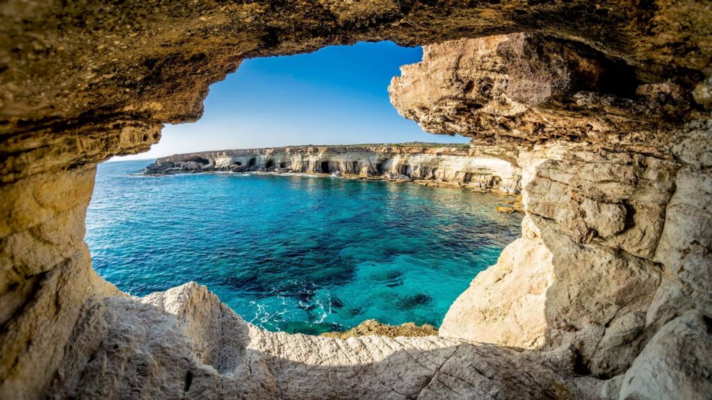 Cyprus tourism, sea cave