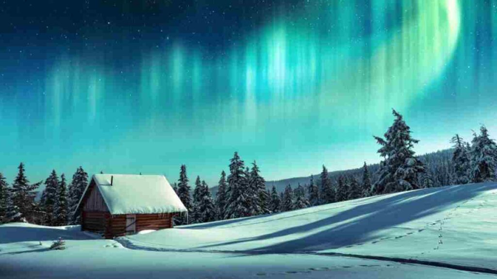 Finnish Lapland Christmas, Northern lights