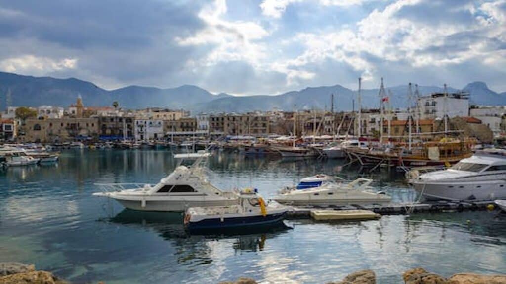 Cyprus tourism, Kyrenia Harbour in Northern Cyprus