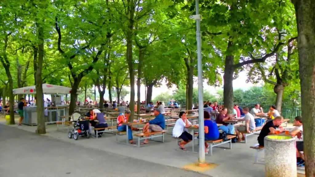 Visiting Prague in Czech Republic, Letnรก Beer Garden