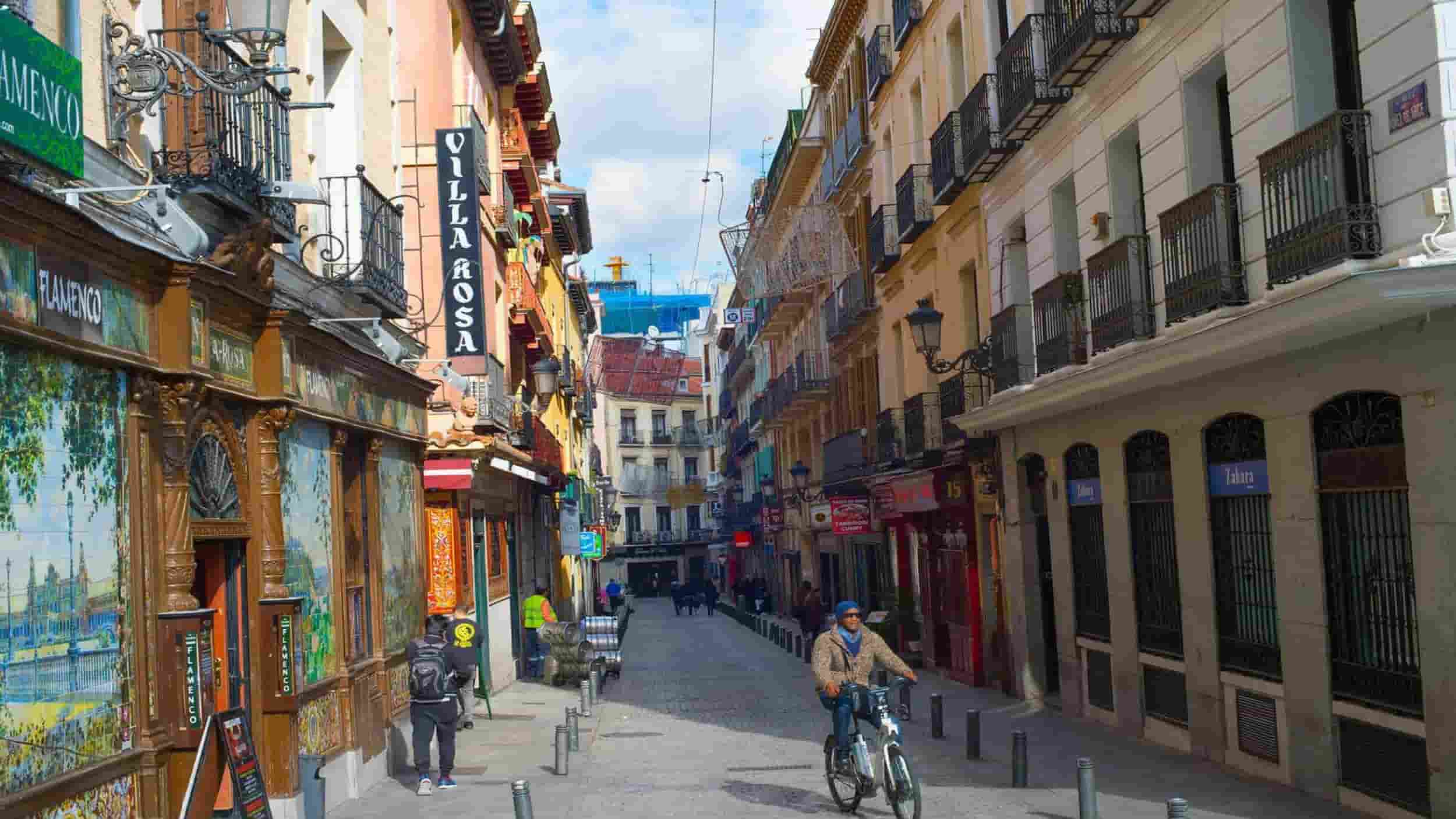 Spain in winter, Madrid streets