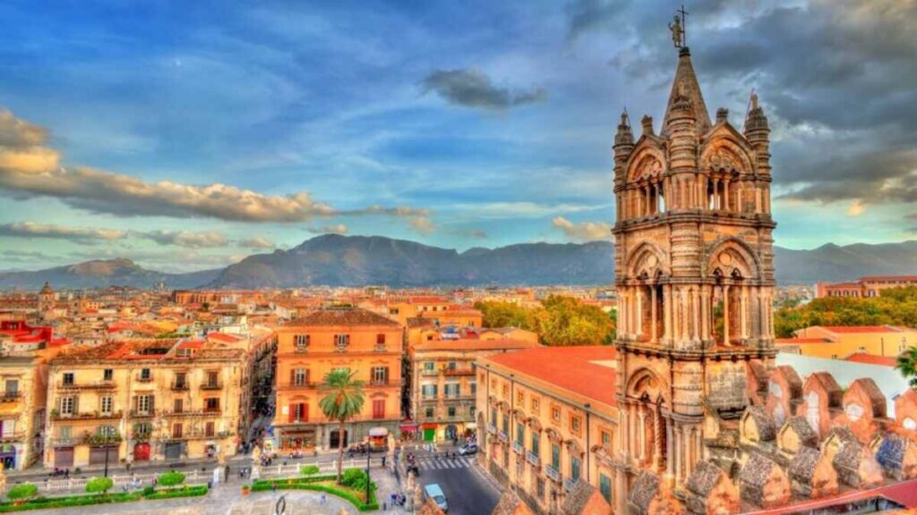 Famous Sites in Italy, Palermo, rooftop views