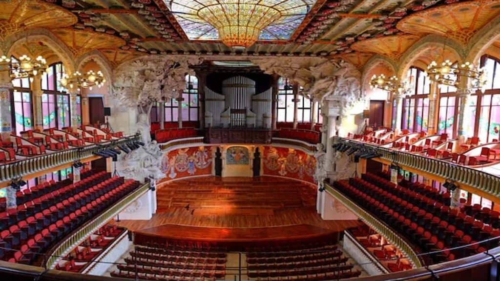 Tourist attractions in Barcelona Spain, Palau de la Música Catalana