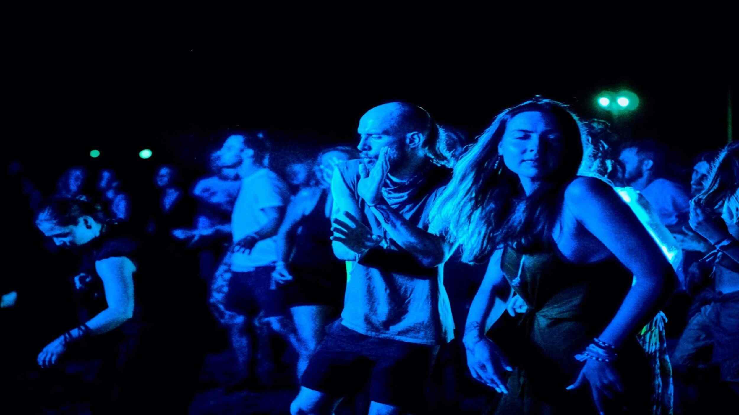 Poland nightlife, dancing in a club