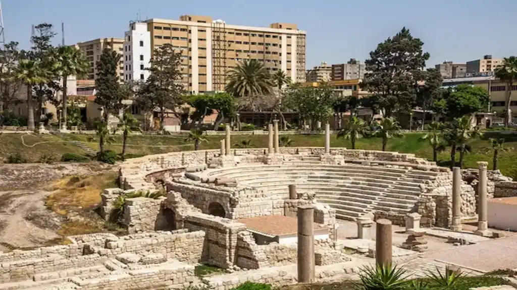 Alexandria or Hurghada attractions, Roman amphitheater