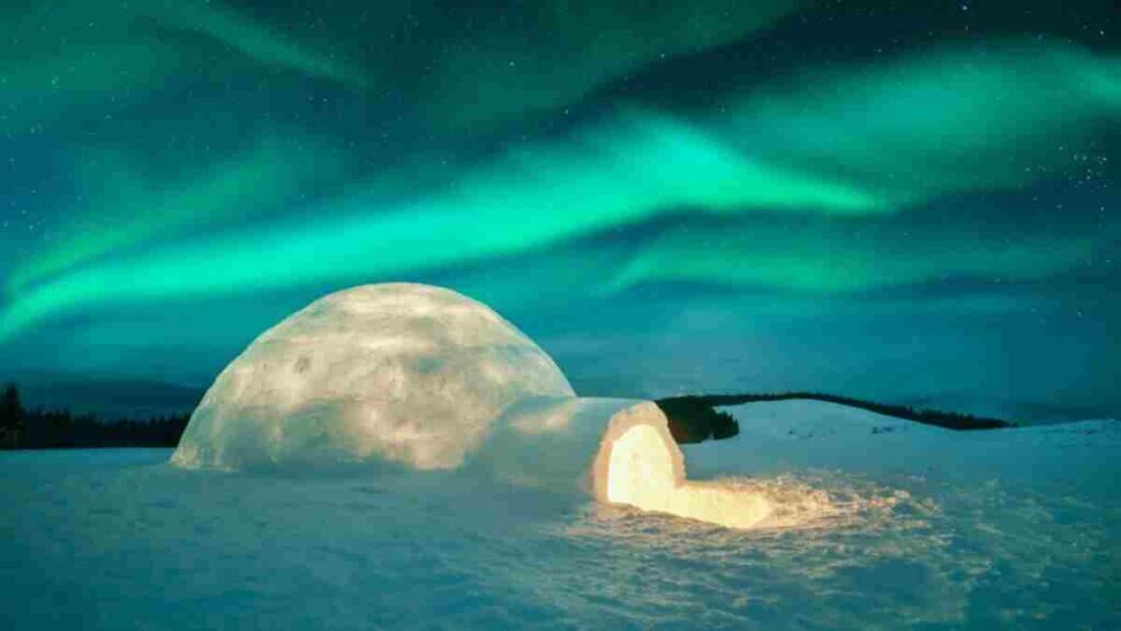 Finnish Lapland Christmas, igloo