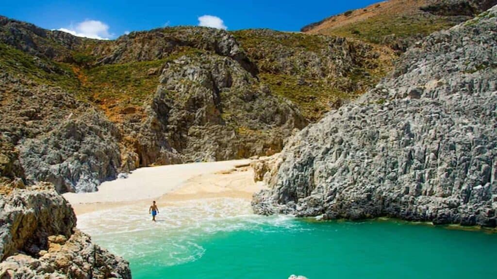 Snorkeling in Crete Greece, Seitan Limania