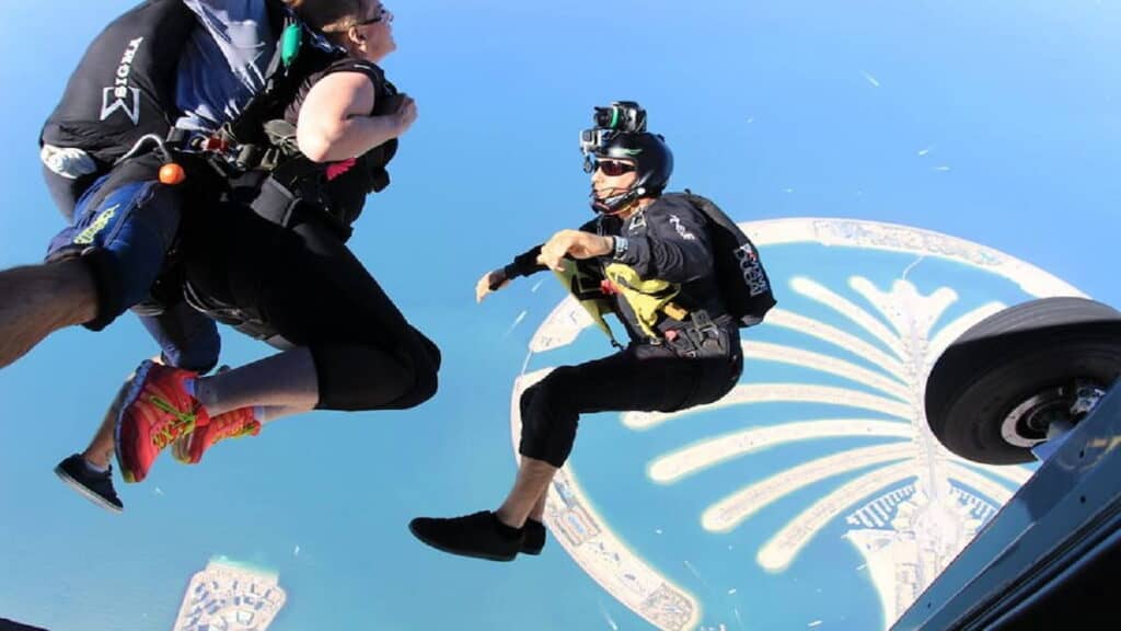 Places worth visiting in Dubai, Skydiving in Dubai