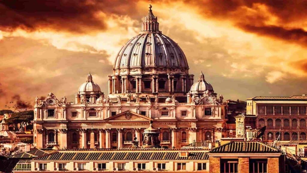 Famous sites in Italy. Vatican city