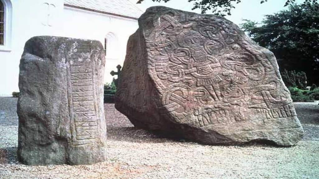 Denmark tourist spots, runestones Jelling