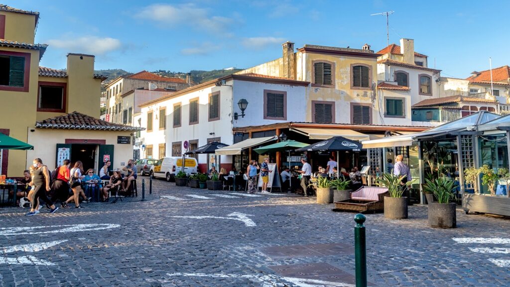 Cafe in Funchal Old Town
