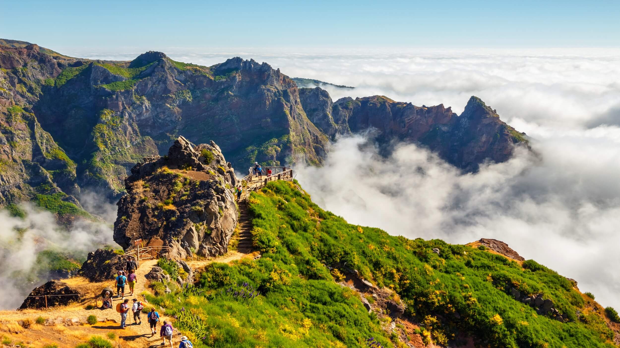 Madeira island attractions, Hiking on Pico do Areeiro