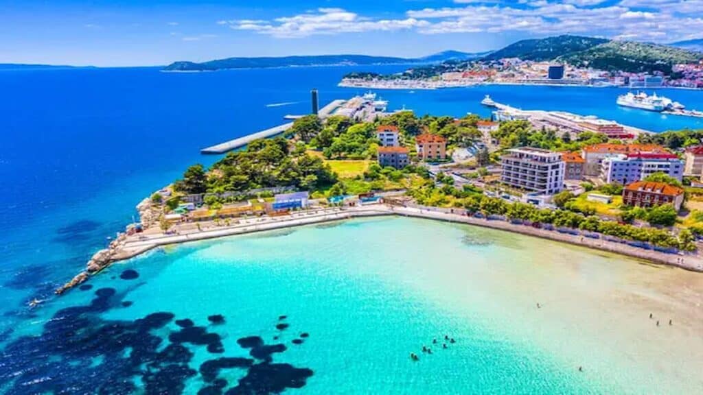 Beaches of Split Croatia, Split bay