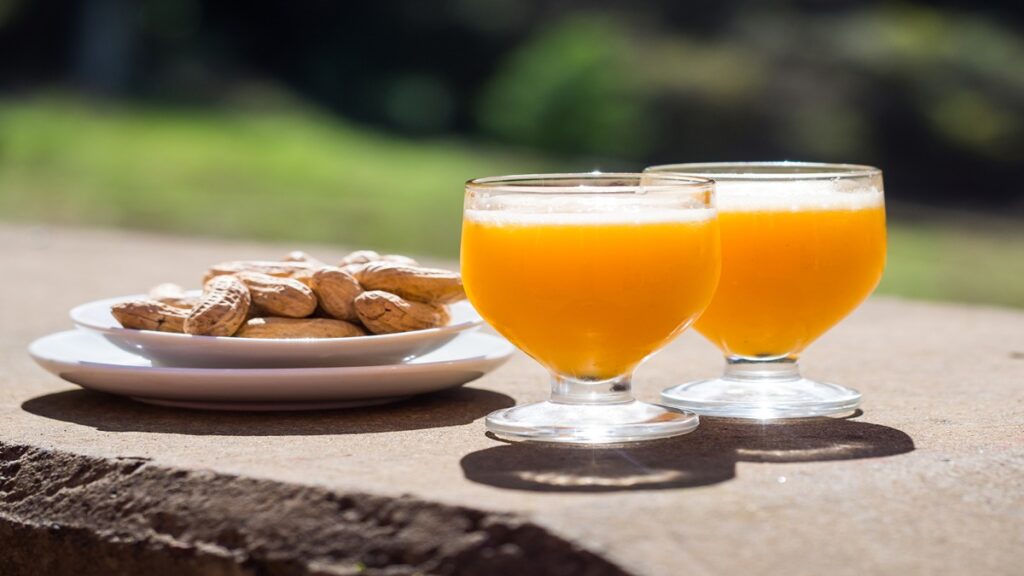 Madeira island attractions, Traditional potent poncha cocktail.