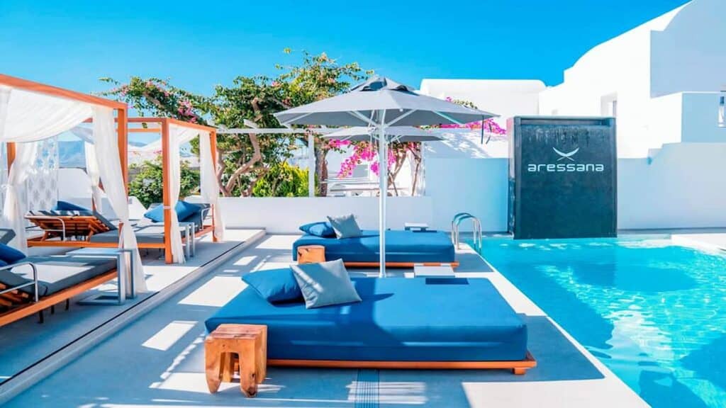 Family hotels in Santorini, Aressana Spa Hotel