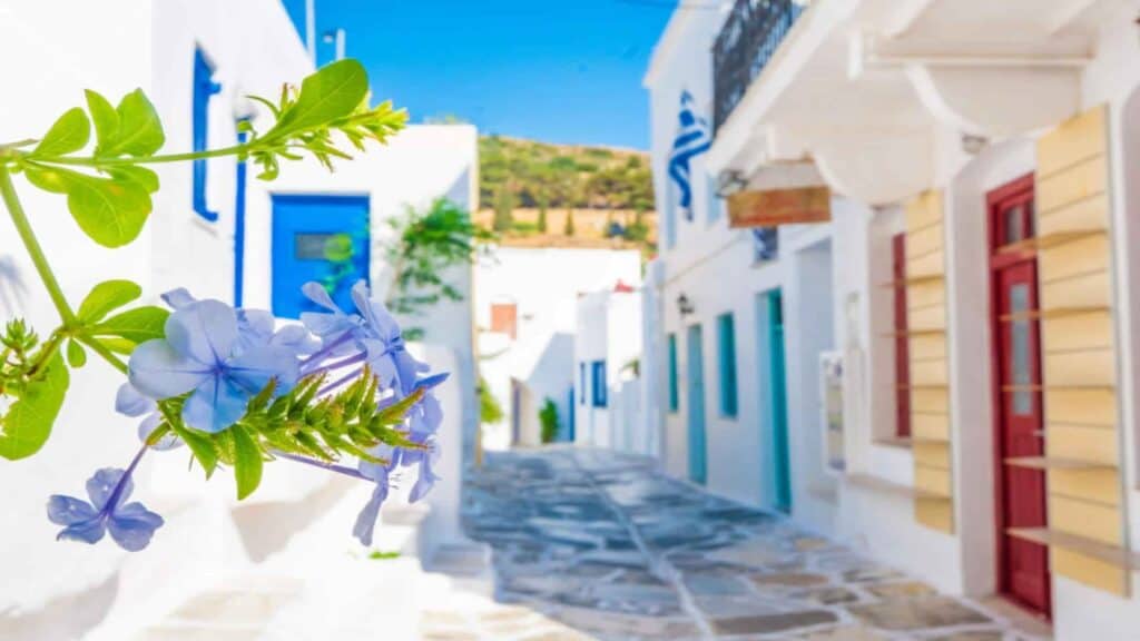 Prettiest Greek Islands, Lefkes Paros streets