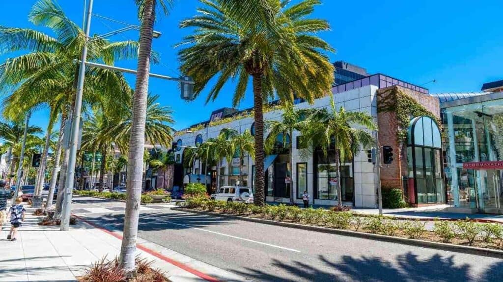 Los Angeles California itinerary, Rodeo Drive