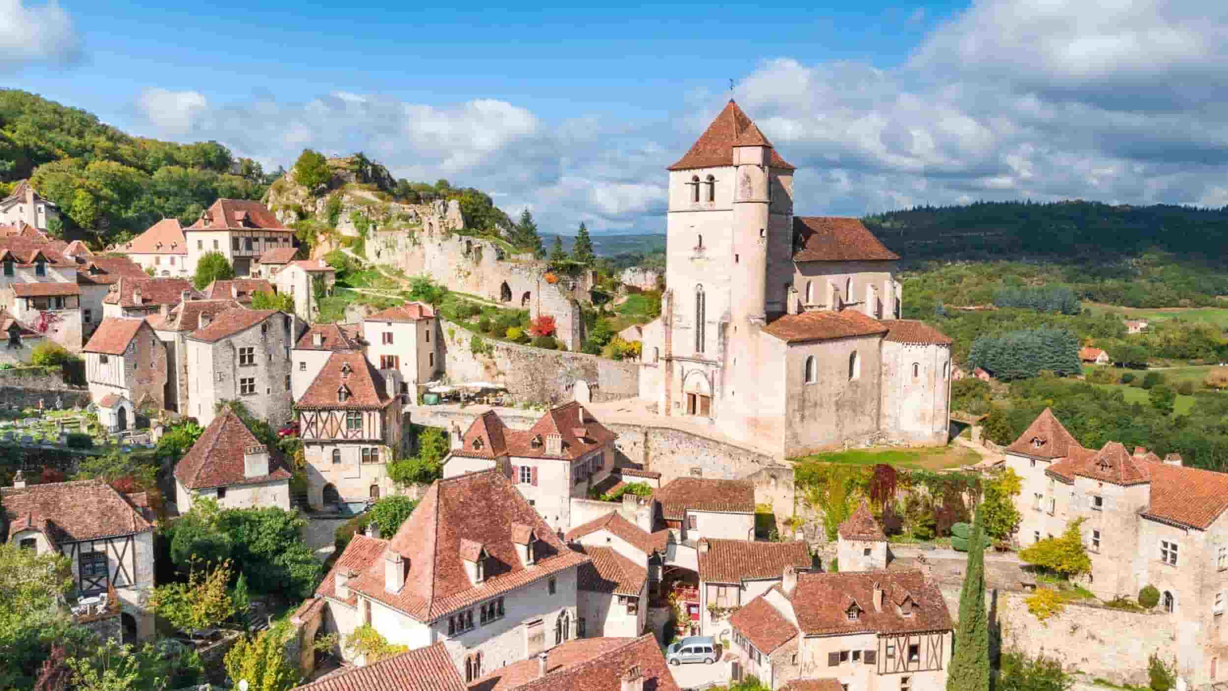 French countryside towns, Saint cirq lapopie