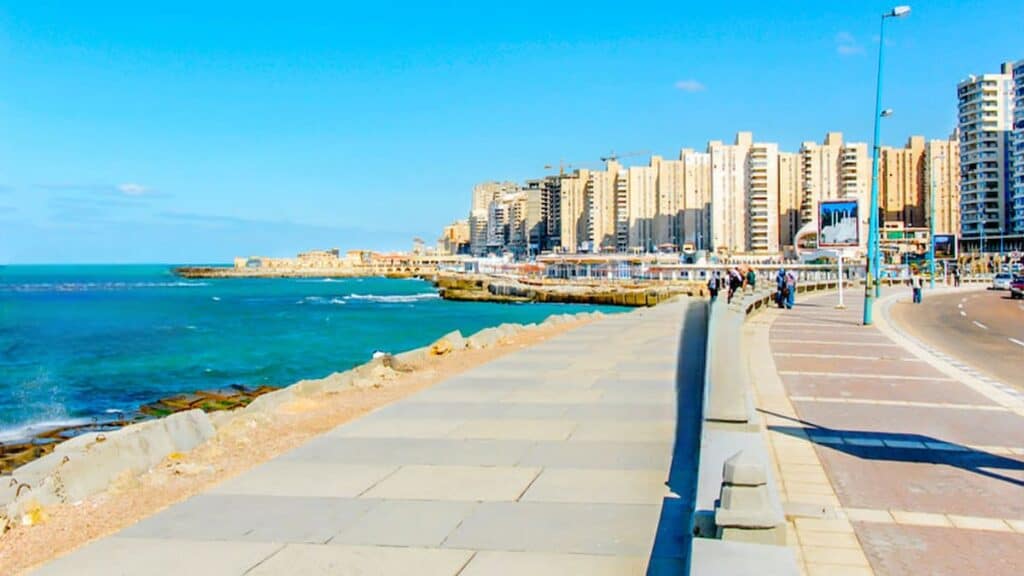 Attractions in Alexandria Egypt, Corniche