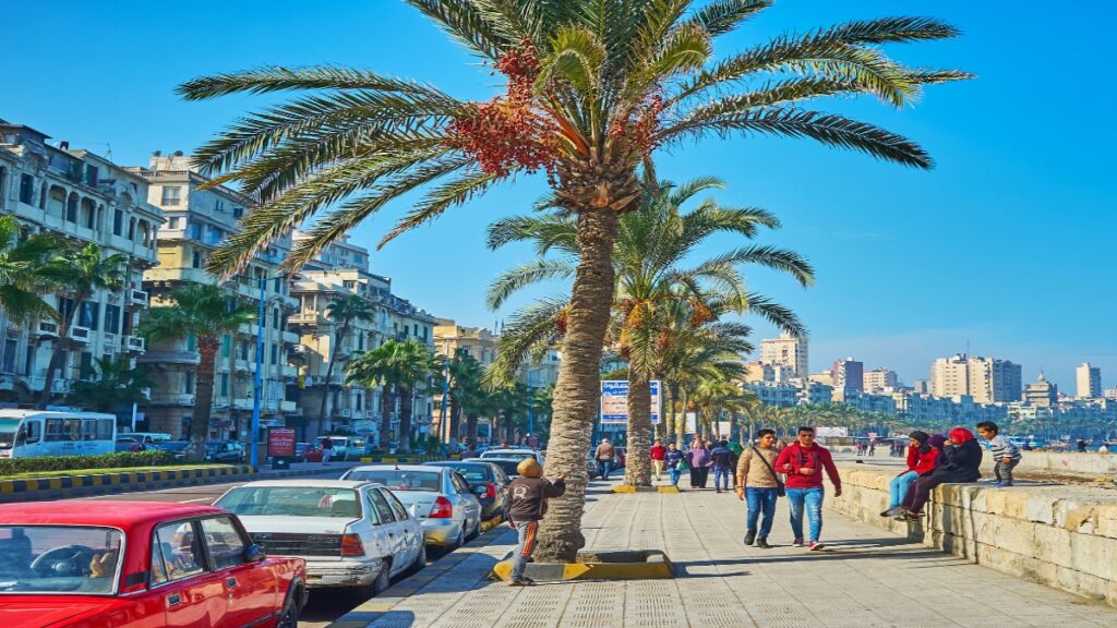 Attractions in Alexandria Egypt, Corniche
