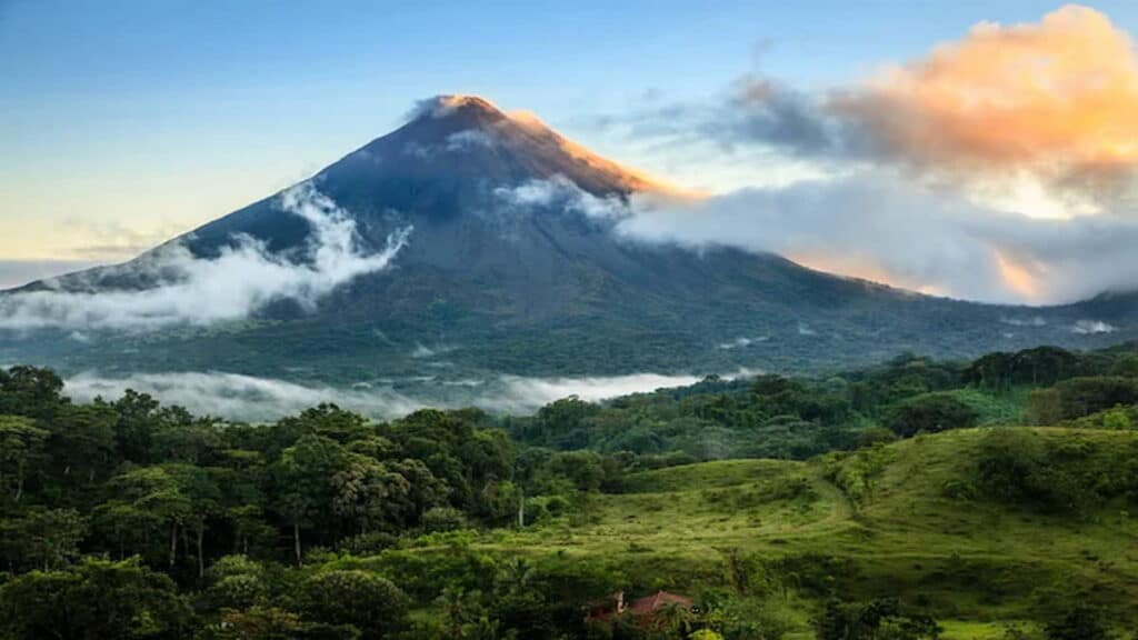 Waterfall in San Carlos Costa Rica, Arenal Volcano National Park