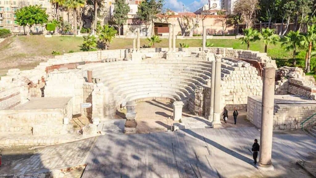 Attractions in Alexandria Egypt, Roman amphitheatre
