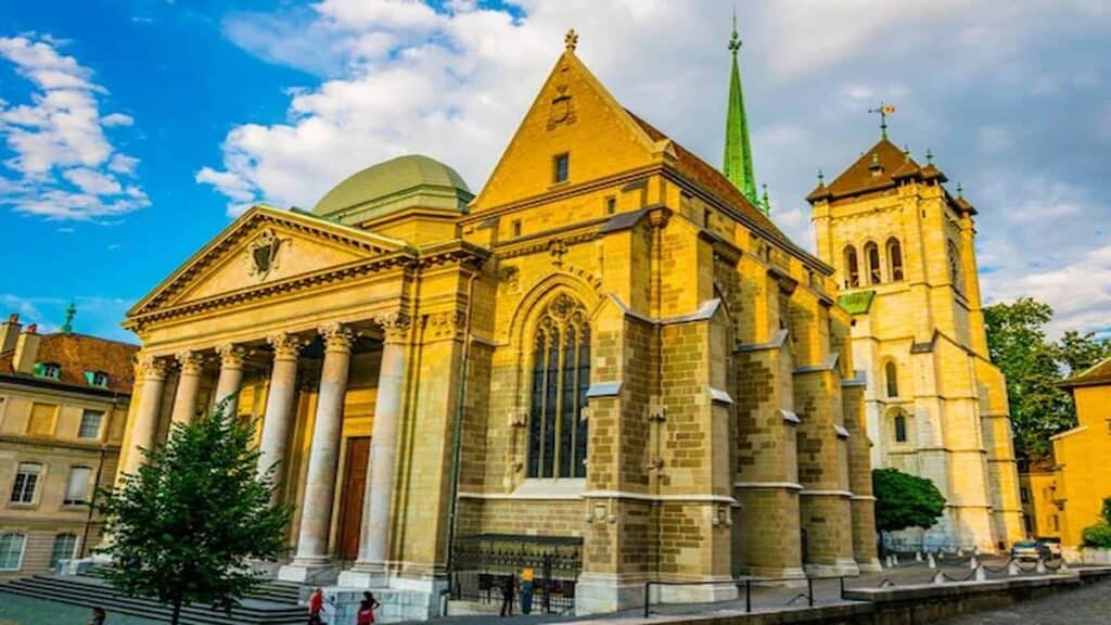 Tourist places in Geneva Switzerland, St. Pierre Cathedral