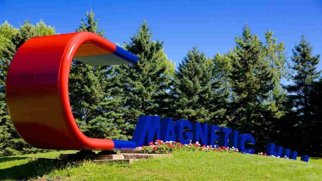 Tourist attractions in Atlantic Canada, Magnetic hill
