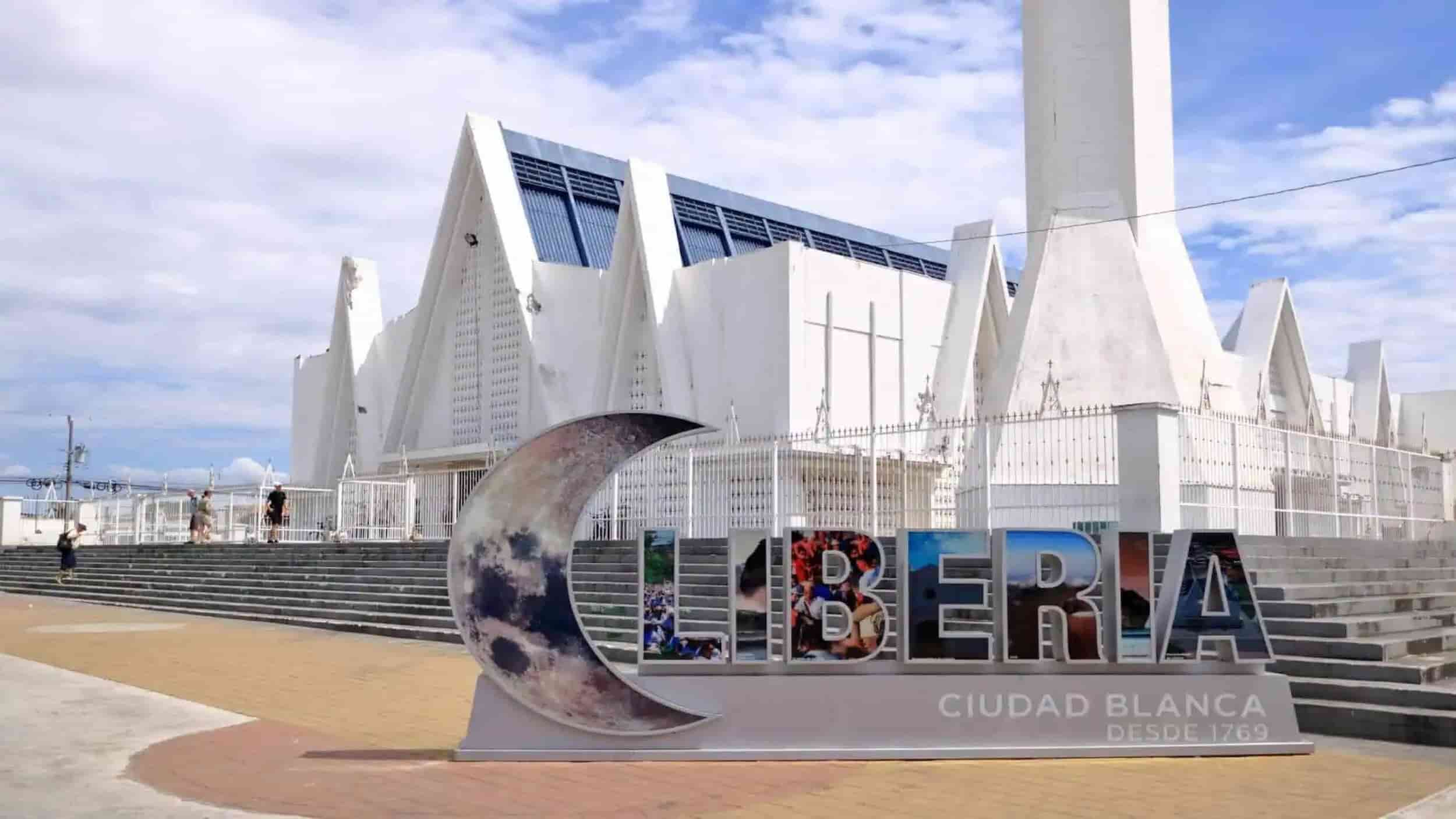 Attractions in Liberia Costa Rica, white church