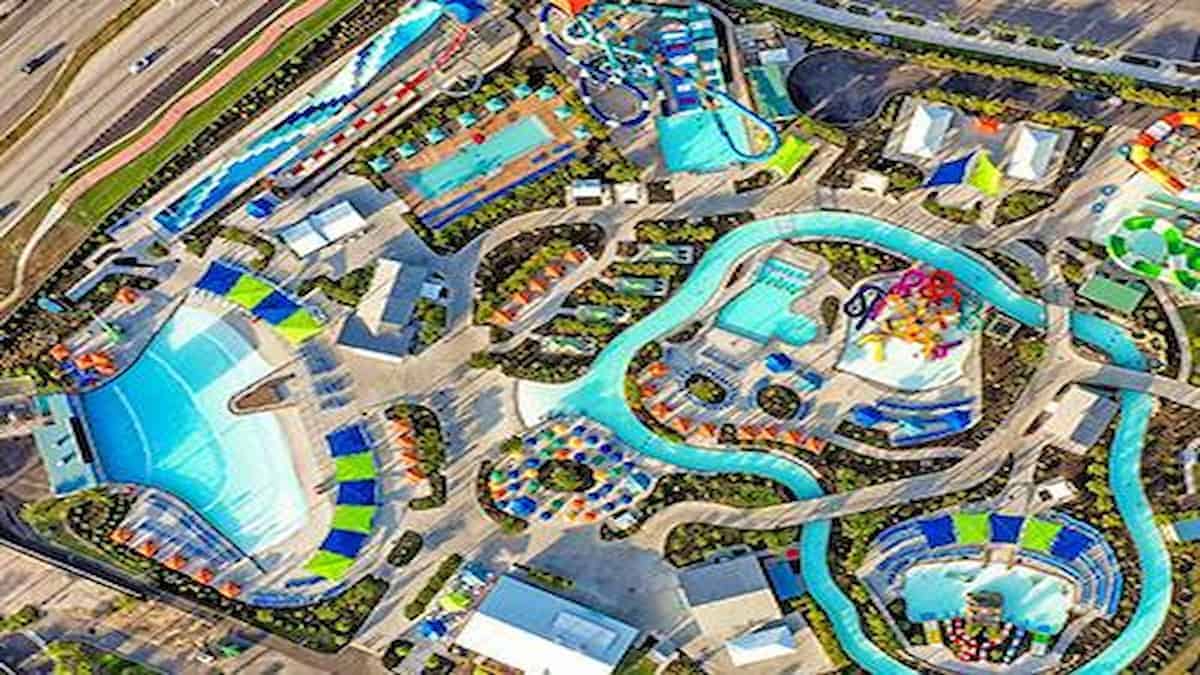 Puerto Rico resorts Dorado Beach, Aerial Watermill Aquatic Park