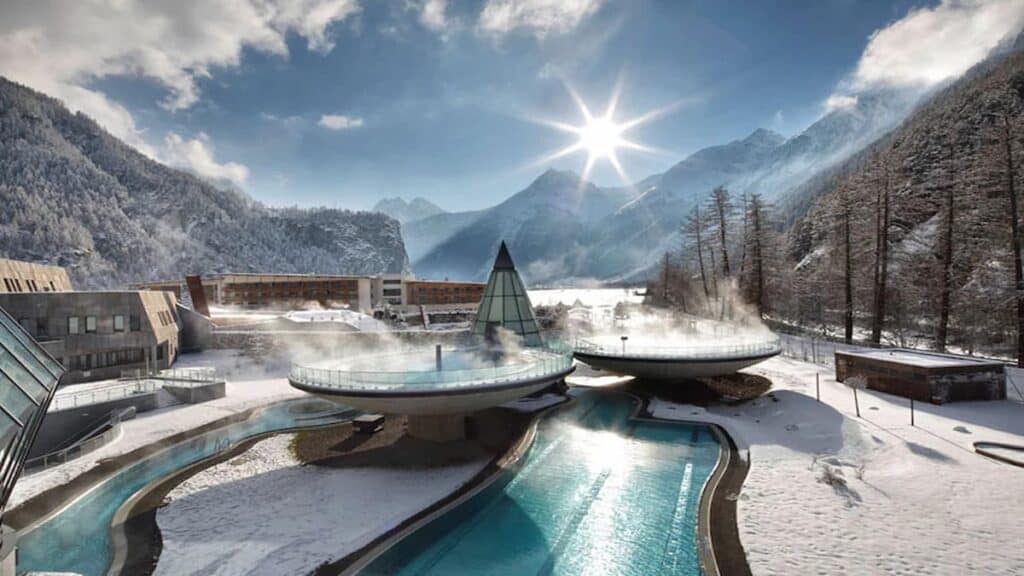 Snowy vacation spots, Austrian Spa