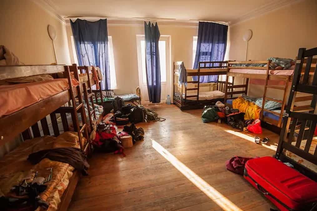 Inexpensive summer vacations, beds in hostel