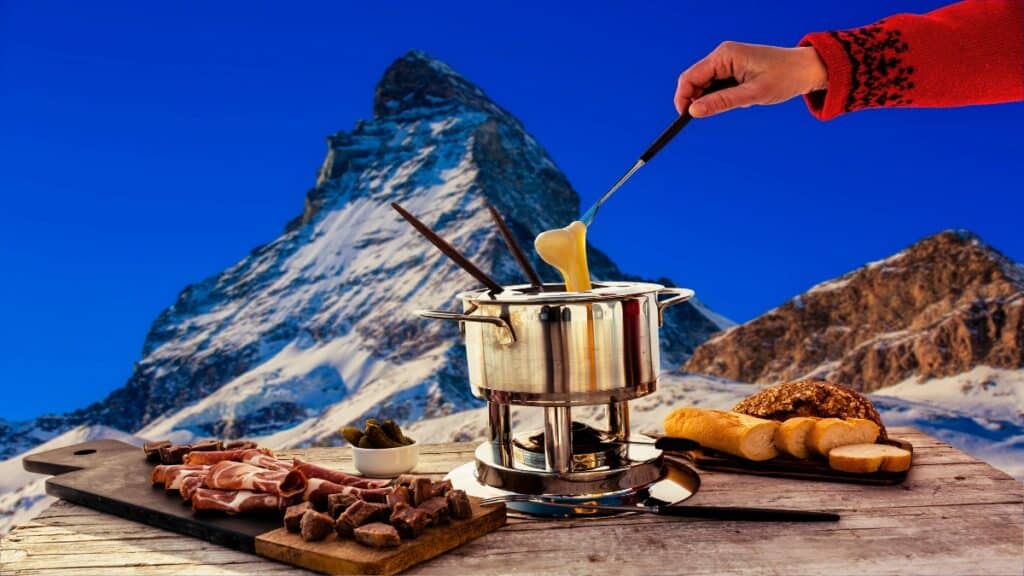 winter wonderlands, fondue