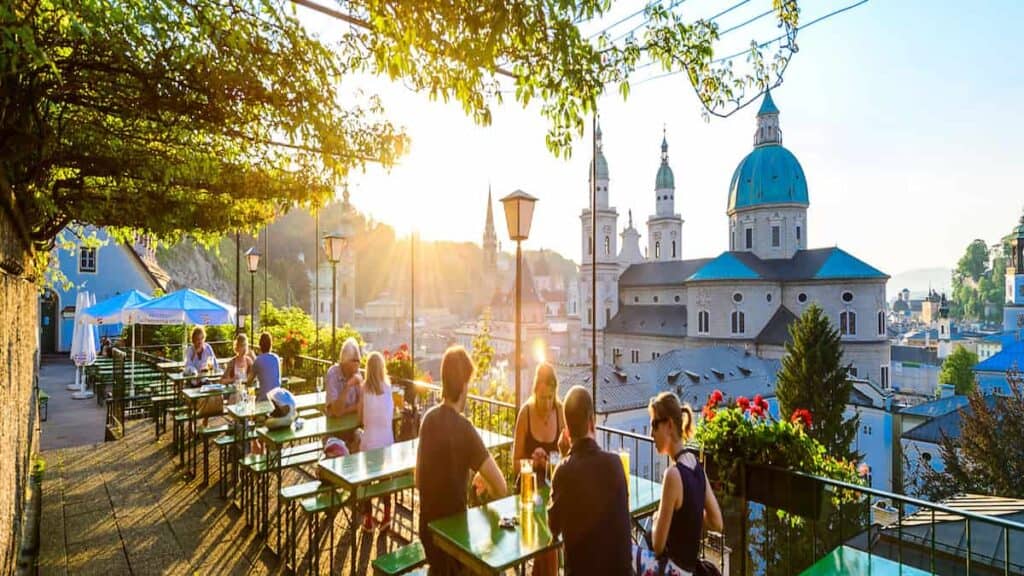 Tourist Places in Salzburg, Beer garden