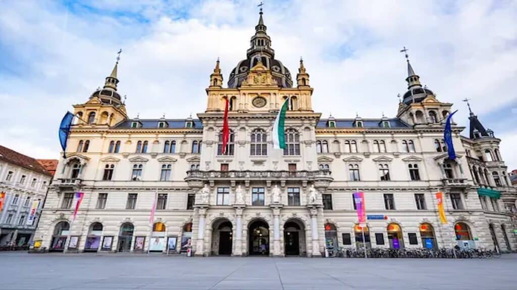 Attractions in Graz Austria, main square