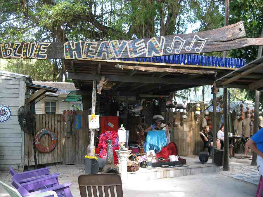 Attractions in the Florida Keys, Blue Heaven Restaurant