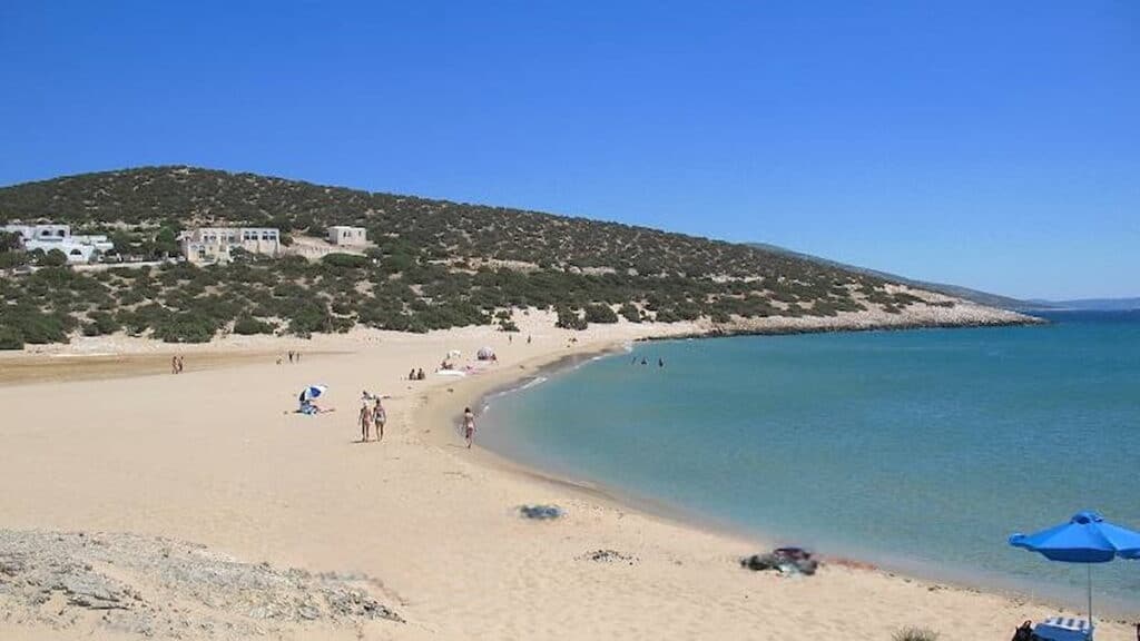 Beaches in Naxos Greece, Pyrgaki