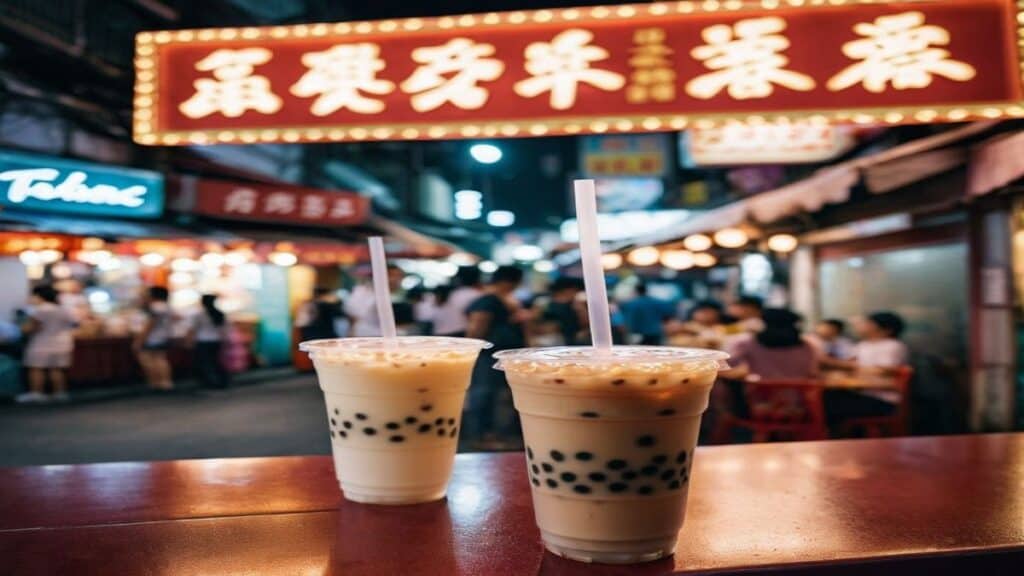 Taichung city Taiwan, Bubble tea