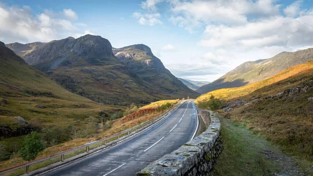 Highlands Scotland road trip, A82 through Glencoe