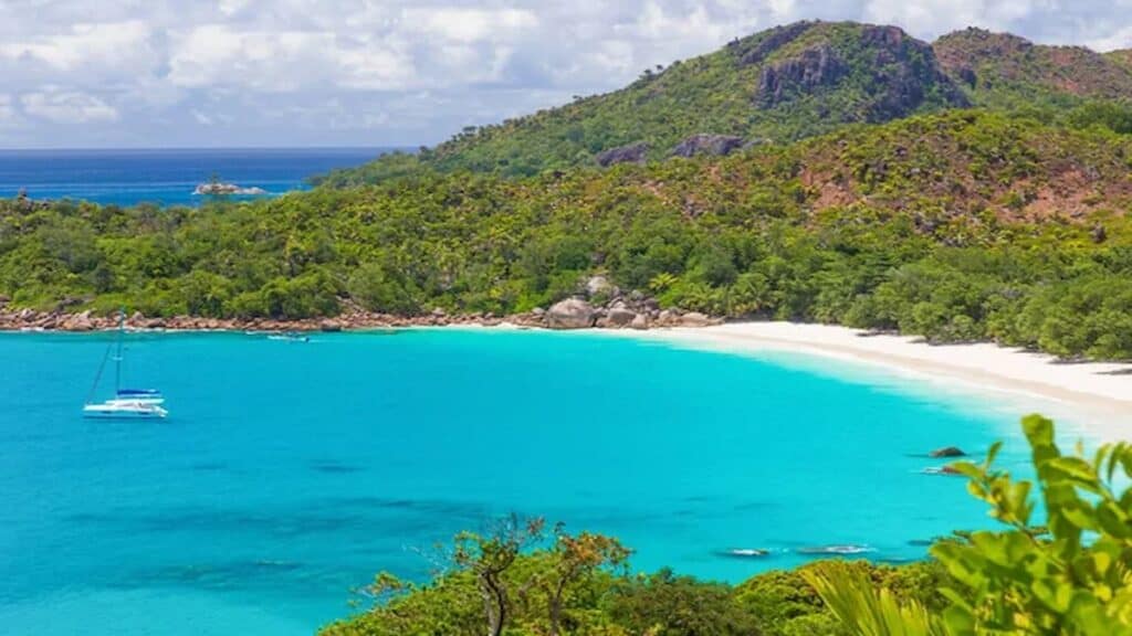 Praslin Island Seychelles, Anse Lazio Beach