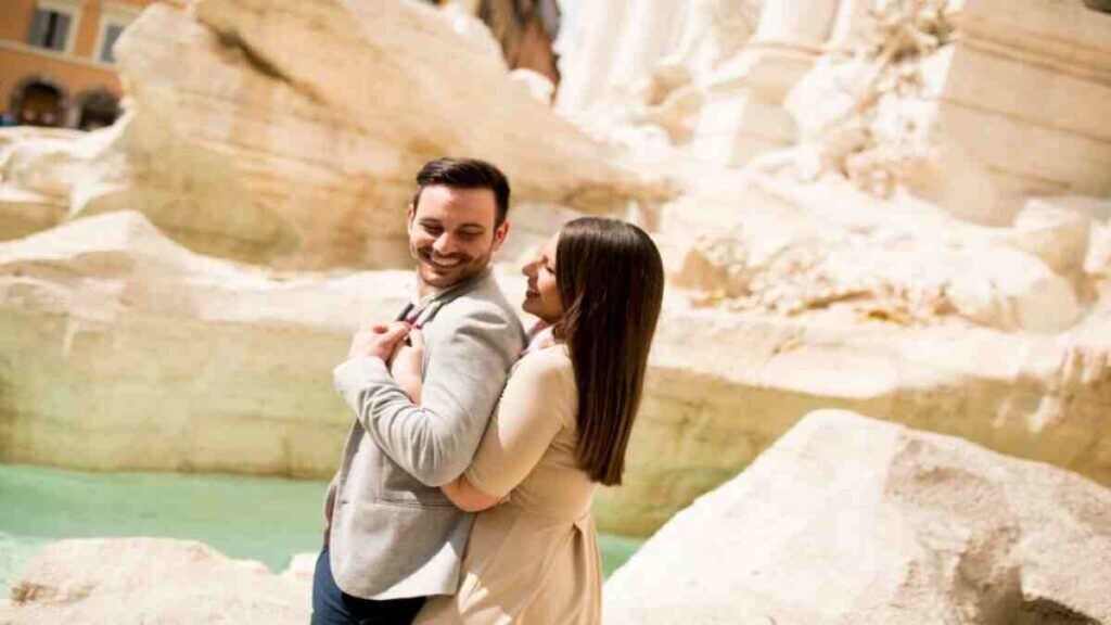 best italian city to visit, the Trevi fountain