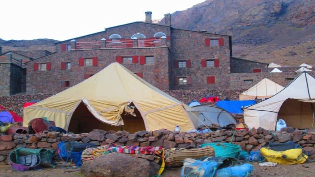Highest Mountain in Morocco, Camp Toubkal