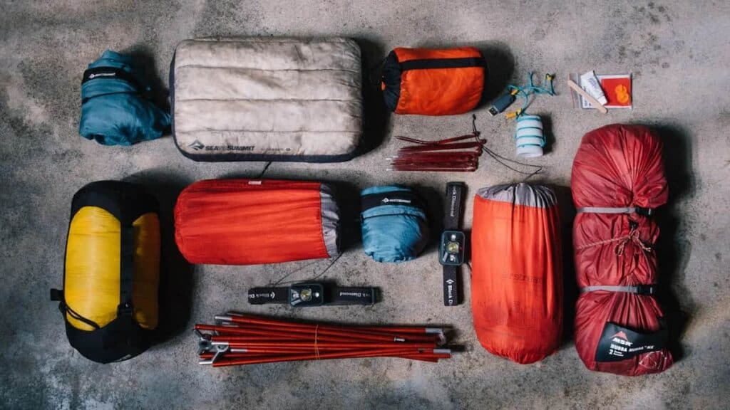 Highest Mountain in Morocco, Camping kit