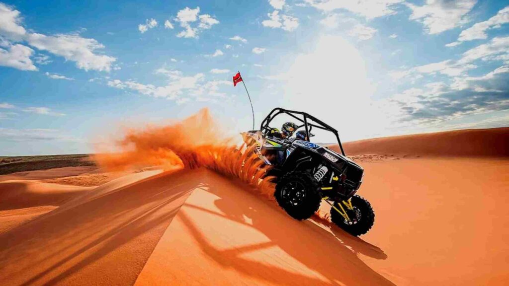 Dune bashing in Dubai, 4x4 Runner