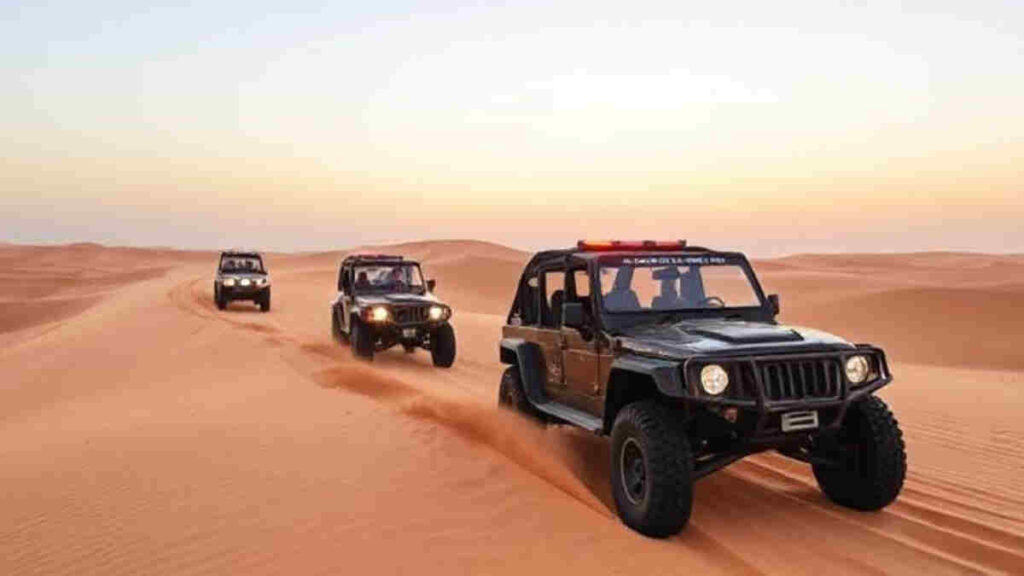 Dune bashing in Dubai, Jeep Safari