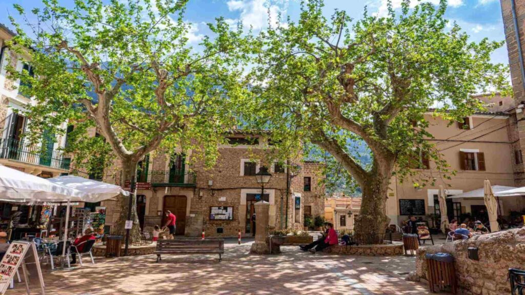 Fornalutx Mallorca, plaza