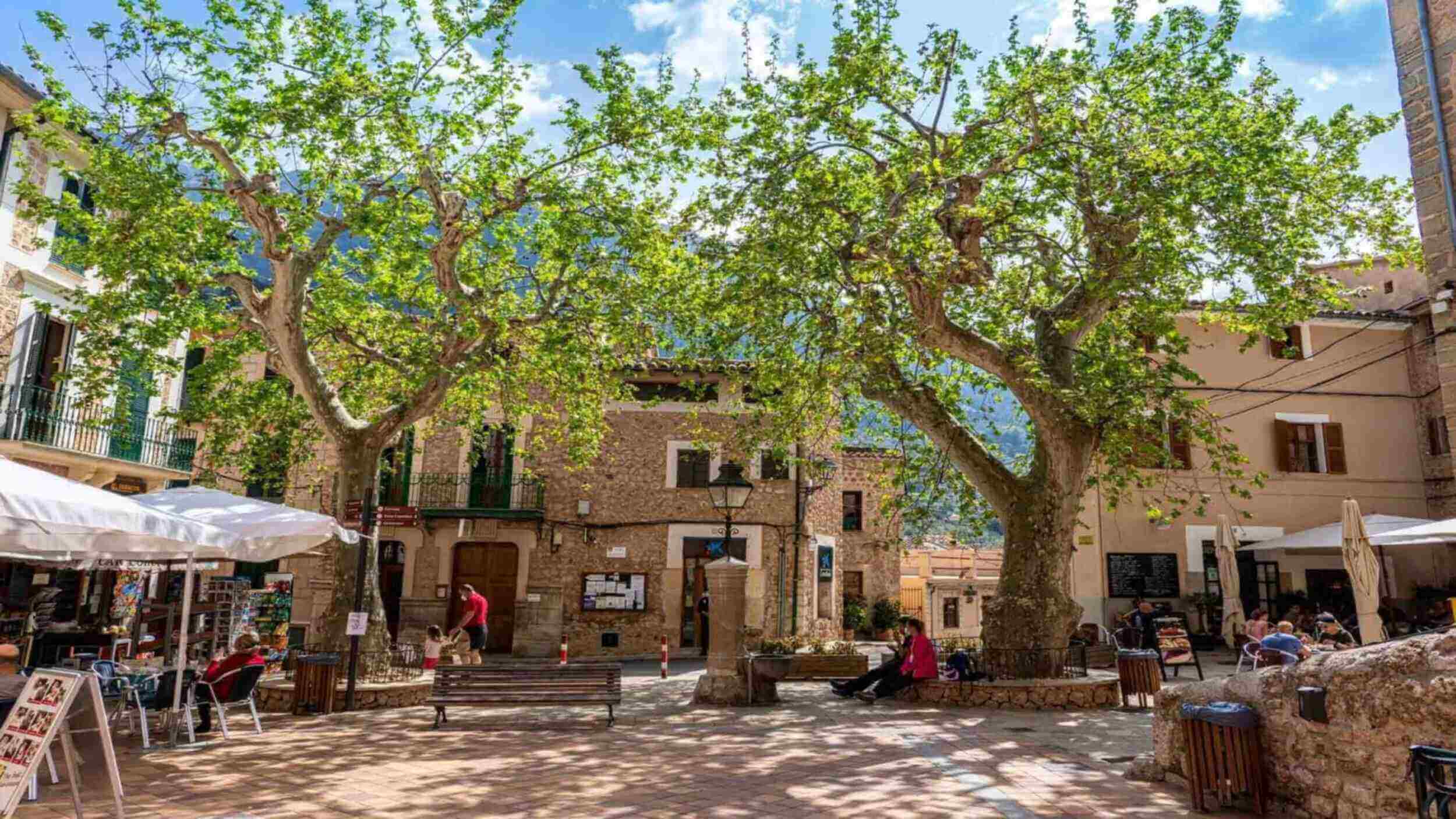 Fornalutx Mallorca, plaza
