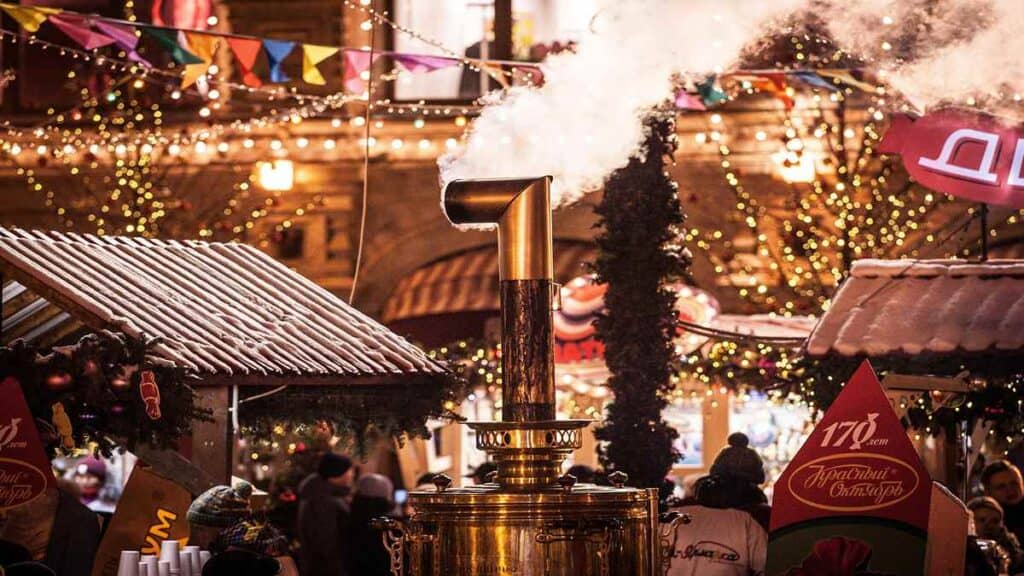 Krampus origin, Gluhwein