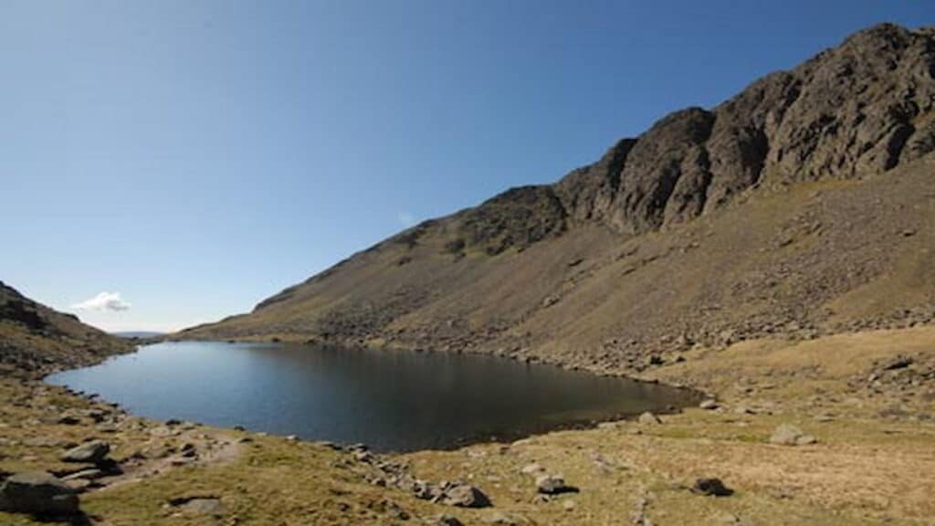 Old Man of Coniston, Goats Water Tarn