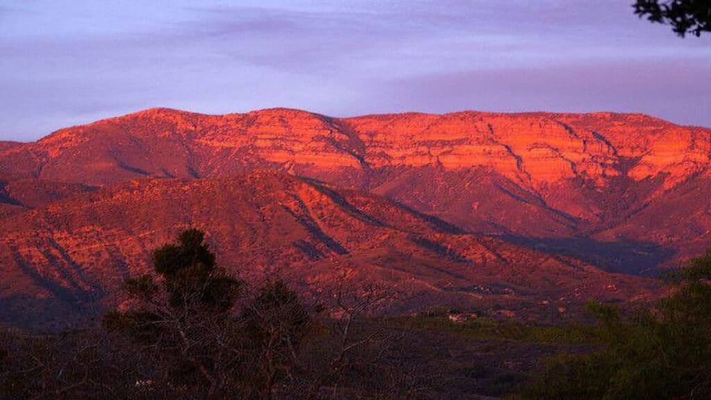 Ojai Southern California, Ojai Valley pink moment